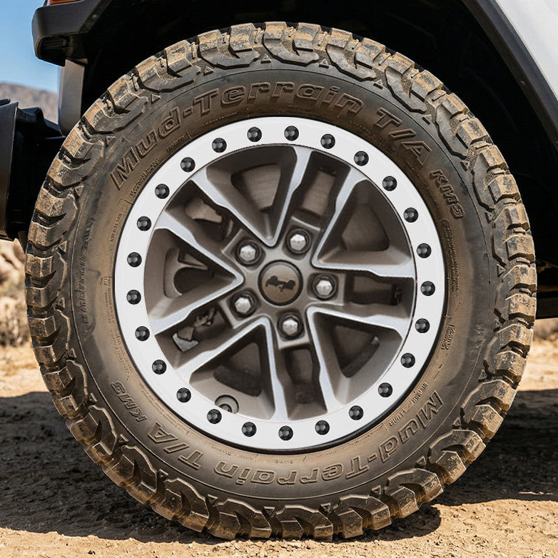 17 INCH Beadlock Trim Ring (White) – Pro Performance Wheels