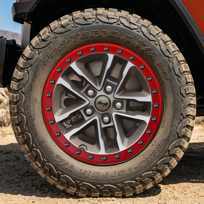 17 INCH Beadlock Trim Ring (Red) – Pro Performance Wheels