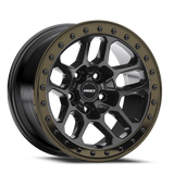 575 Adventure Beadlock Wheel 17x8.5 +0 5x127mm Matte Carbon