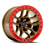 575 BRZ 17x8 +12 5x127mm 71.5mm Satin Sun Kissed Bronze Metallic Smooth
